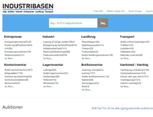 Tablet Screenshot of industribasen.dk